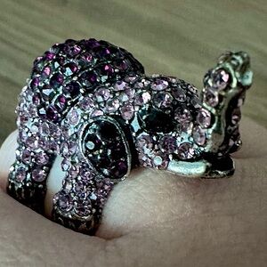 Purple Elephant Ring Size 6+